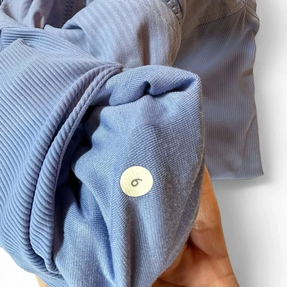 Lululemon In Flux Jacket Lullaby Blue Purple Swift Hooded Full Zip Size 6 - Picture 8 of 10